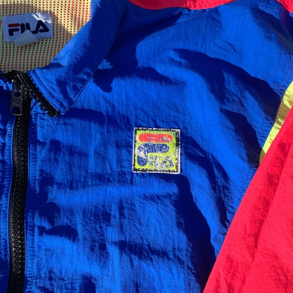 Vintage Fila Windbreaker 90s Size Large - Picture 4 of 5